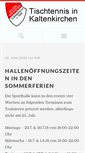 Mobile Screenshot of kt-tischtennis.de
